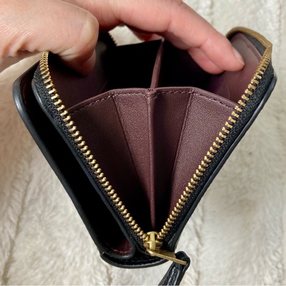 Coach Billfold Wallet Black Pebble Leather 1579 - Picture 13 of 16